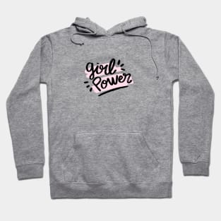 Girl Power Quote Saying Sticker Hoodie